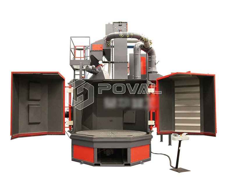 轉(zhuǎn)臺式強化、拋丸清理機
